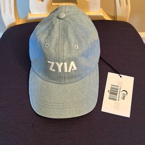 Zyia light blue denim baseball cap